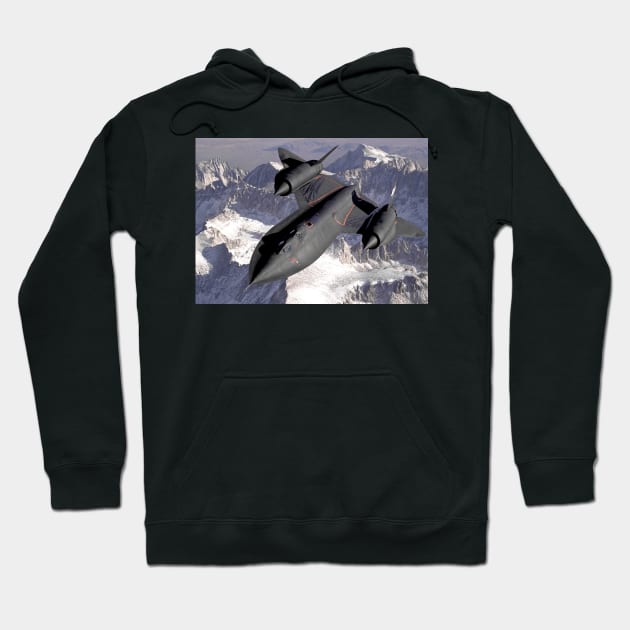 SR71 BlackBird Hoodie by Aircraft.Lover